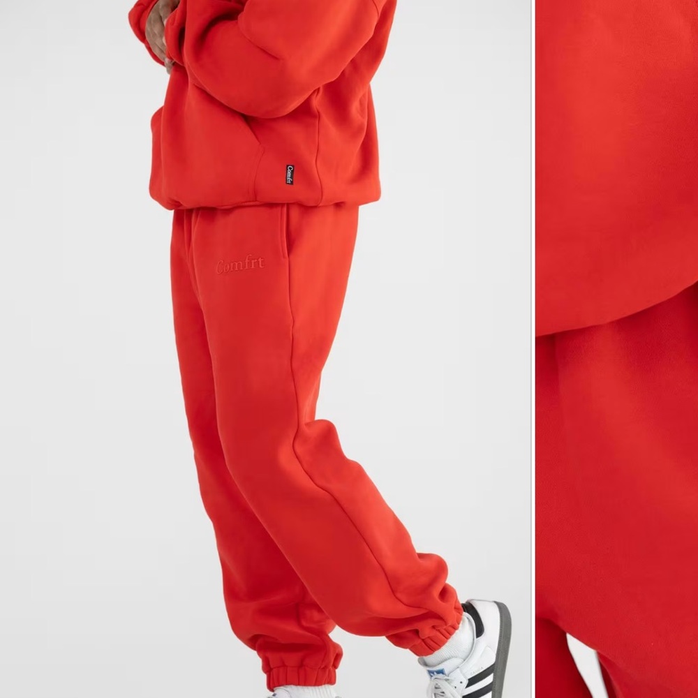 Comfrt Red Jogger Pants